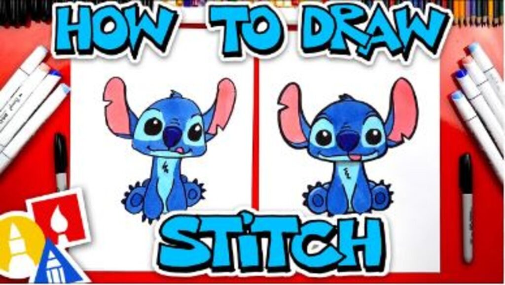 How to draw Stitch